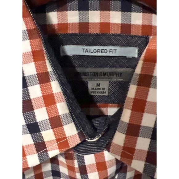 Johnston and Murphy, Orange and Navy Box, Buttondown, Size L, NB11 - Picture 4 of 7